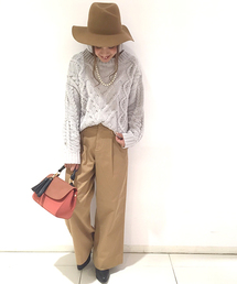 laboratory work | モールヤーンケーブルニットプルオーバー(ニット/セーター)