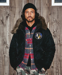 HYSTERIC GLAMOUR | プリマロフトエアフォース フーデッドJK(ミリタリージャケット)