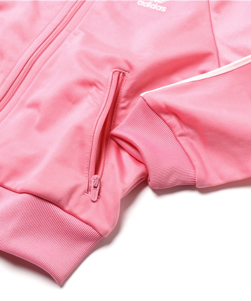 adidas（アディダス）の「【adicolor】オリジナルス ジャージ上下セット[SST TRACKSUIT]（ジャージ・キッズ・ピンク・90/110/100/120）」の2枚目の写真