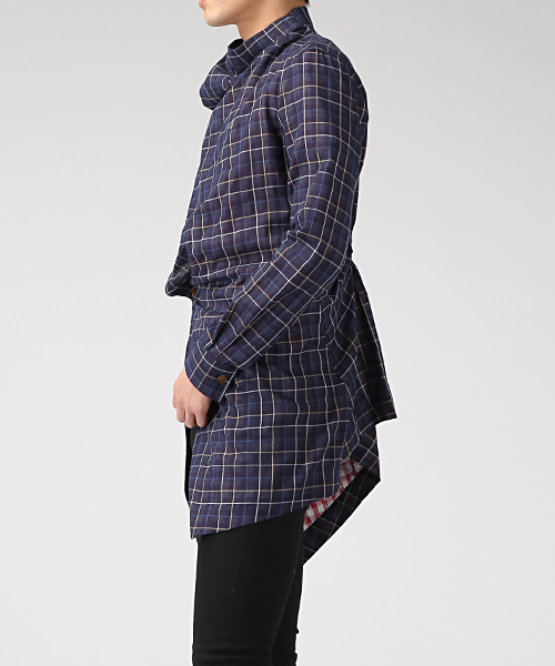 vivienne westwood MAN 長袖シャツ　ボーダー Vivienne Westwood MAN長袖シャツ 46 - メルカリ