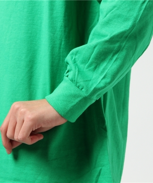 WEGO(ウィゴー)の「WEGO/エクストリームシルエットロングカットソー(Tシャツ/カットソー・メンズ・レッド/ホワイト/ライム/グリーン/ロイヤルブルー・X-LARGE)」の9枚目の写真