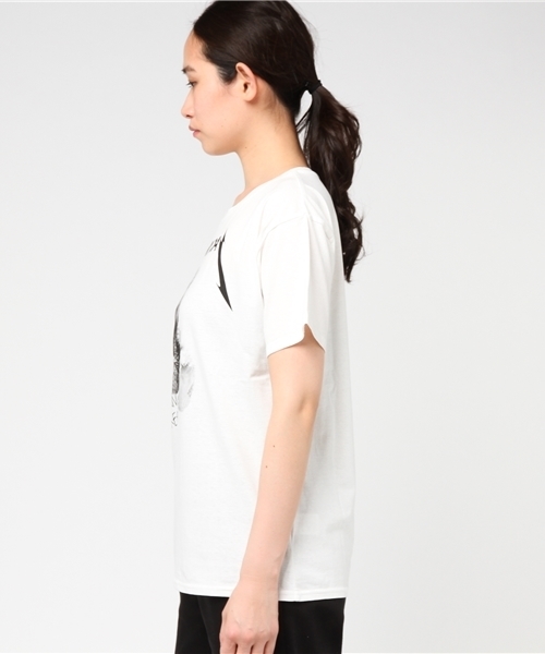 WEGO(ウィゴー)の「WEGO/ドリーミーロックプリントカットソー(Tシャツ/カットソー・レディース・ライトパープル/ライトピンク/ホワイト/ブラック・FREE)」の15枚目の写真