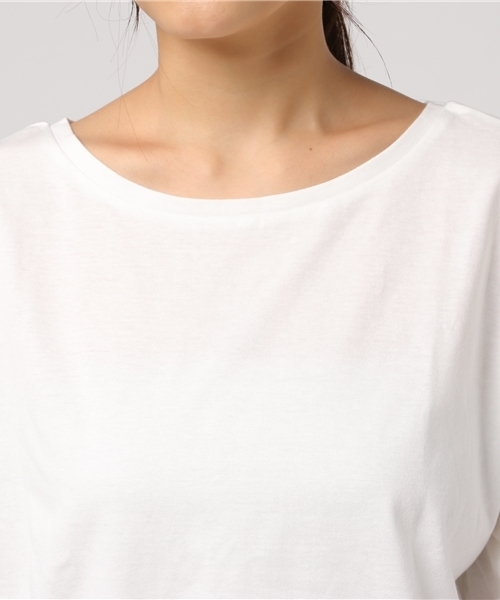 WEGO（ウィゴー）の「WEGO/2WAYドルマンフリルカットソー（Tシャツ/カットソー・レディース・ホワイト/ブラック/ネイビー/ライトパープル/ダークオレンジ/カーキ・MEDIUM/LARGE）」の17枚目の写真