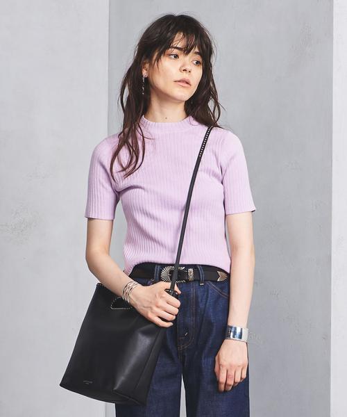 【未使用】UNITED ARROWS UWBT リブ ハイネック ニット UNITED ARROWS（ユナイテッドアローズ）の「□UWBT リブ