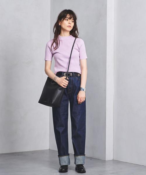 【未使用】UNITED ARROWS UWBT リブ ハイネック ニット UNITED ARROWS（ユナイテッドアローズ）の「□UWBT リブ