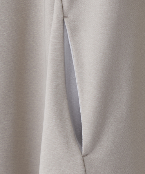 STUDIOUS（ステュディオス）の「【STUDIOUS】ブライトウールポンチタートルネック（スウェット・メンズ・ベージュ/パープル/ブラック・2/3/1）」の8枚目の写真