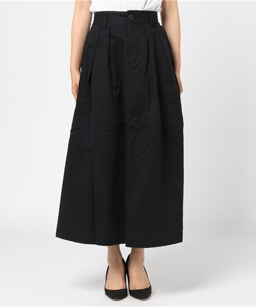 COLONY 2139（コロニートゥーワンスリーナイン）の「ｺｯﾄﾝﾂｲﾙﾀｯｸｽｶｰﾄ（スカート・レディース・ベージュ/ブラック・FREE）」の3枚目の写真