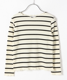 GLOBAL WORK | 【キッズ】テレコメローＴシャツ長袖/763236(Tシャツ/カットソー)