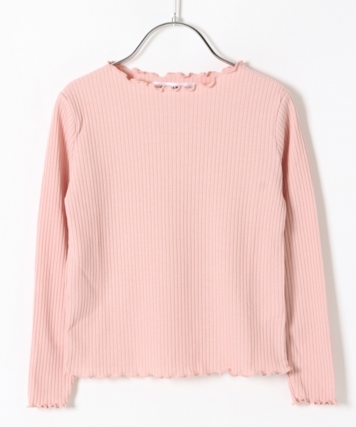 GLOBAL WORK（グローバルワーク）の「【キッズ】テレコメローＴシャツ長袖/763236（Tシャツ/カットソー・キッズ・その他/ホワイト/ライトピンク/ライトイエロー・LARGE/SMALL/MEDIUM/X-LARGE/XX-LARGE）」の11枚目の写真