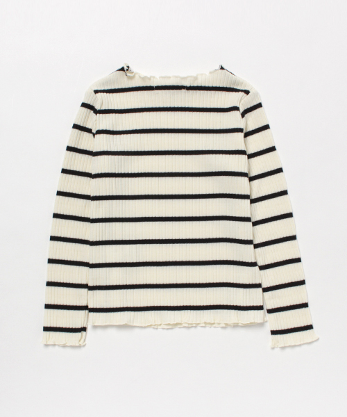 GLOBAL WORK（グローバルワーク）の「【キッズ】テレコメローＴシャツ長袖/763236（Tシャツ/カットソー・キッズ・その他/ホワイト/ライトピンク/ライトイエロー・LARGE/SMALL/MEDIUM/X-LARGE/XX-LARGE）」の5枚目の写真