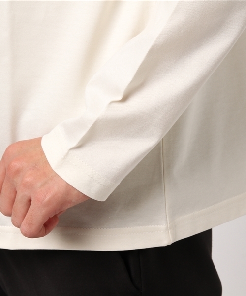 L&HARMONY(エルアンドハーモニー)の「ハイクルーネックポケットロングスリーブTシャツ(Tシャツ/カットソー・メンズ・ホワイト/ネイビー/グレー・MEDIUM/LARGE)」の9枚目の写真