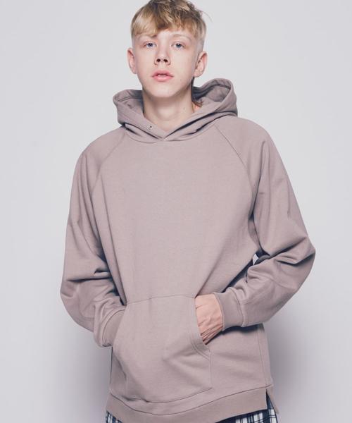 MONKEY TIME（モンキータイム）の「＜monkey time＞ URAKE DOLMAN HOODIE/パーカ ◆（パーカー・メンズ・ブラック/ベージュ/ライトピンク/オレンジ・X-LARGE/LARGE/MEDIUM/SMALL）」の2枚目の写真