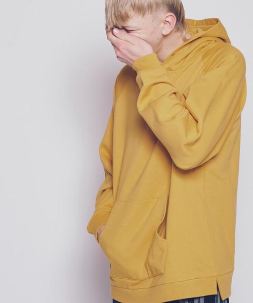 MONKEY TIME（モンキータイム）の「＜monkey time＞ URAKE DOLMAN HOODIE/パーカ ◆（パーカー・メンズ・ブラック/ベージュ/ライトピンク/オレンジ・X-LARGE/LARGE/MEDIUM/SMALL）」の4枚目の写真