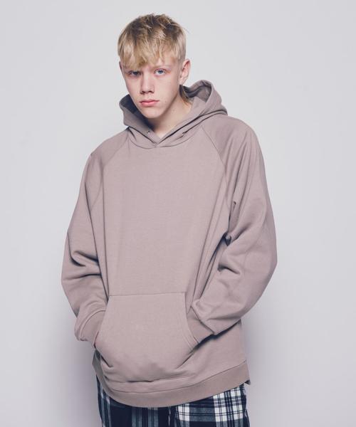 MONKEY TIME（モンキータイム）の「＜monkey time＞ URAKE DOLMAN HOODIE/パーカ ◆（パーカー・メンズ・ブラック/ベージュ/ライトピンク/オレンジ・X-LARGE/LARGE/MEDIUM/SMALL）」の9枚目の写真