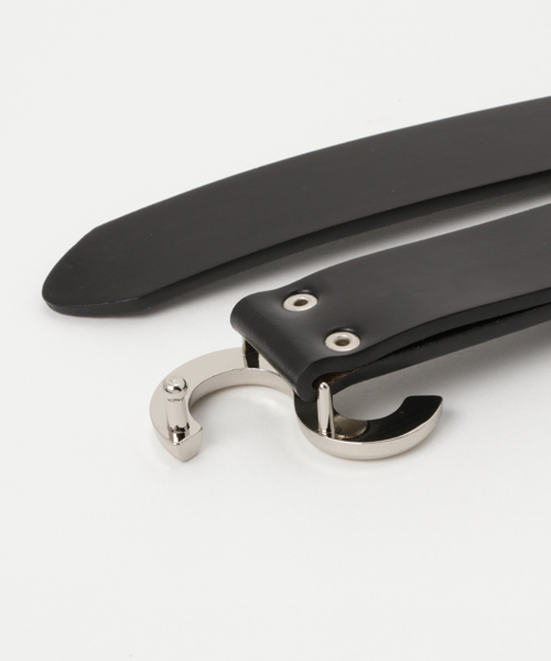 SLY（スライ）の「S BUCKLE MIDDLE BELT（ベルト・レディース・ブラック/キャメル・FREE）」の4枚目の写真
