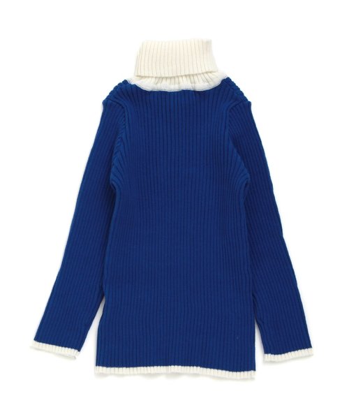 apres les cours(アプレレクール)の「リブニットタートル(ニット/セーター・キッズ・マスタード/ラベンダー/ロイヤルブルー/ブラック/オフホワイト/その他・100/110/120/130/140/80/90)」の17枚目の写真