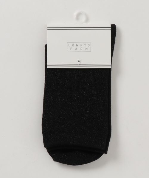 LOWRYS FARM(ローリーズファーム)の「カラーラメソックス 783258 (ソックス/靴下・レディース・ブラック/パープル/ブルー/グリーン・FREE)」の2枚目の写真