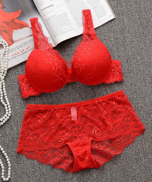 classicalelf（クラシカルエルフ）の「総レース使いのブラ＆ショーツワイヤー入り下着（ブラ&ショーツ・レディース・ベージュ/レッド/ホワイト/ブラック/ワインレッド/ブルー・A70/A75/B70/C75/B85/C70/B75/C85/C80/B80/A80/D80/D75/D70/D85）」の17枚目の写真