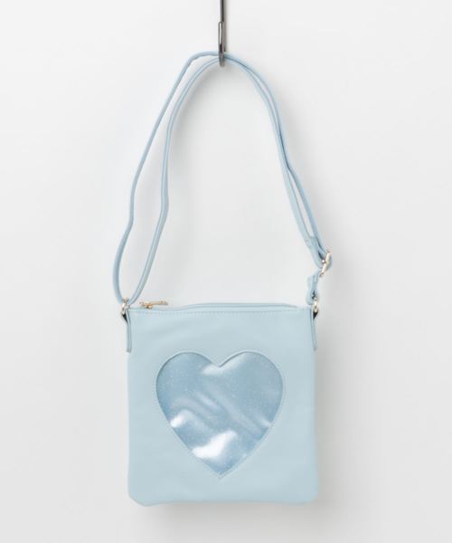 WEGO（ウィゴー）の「WEGO/ハートウィンドウミニショルダーバッグ（ショルダーバッグ・レディース・イエロー/その他1/ライトパープル/レッド/サックスブルー/ホワイト/ブラック・FREE）」の17枚目の写真