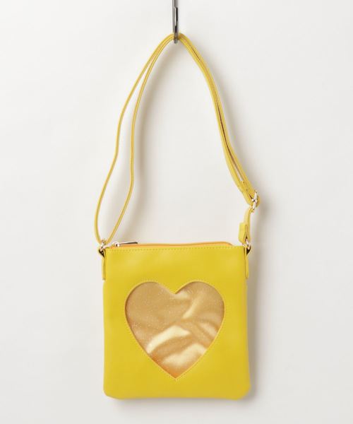 WEGO（ウィゴー）の「WEGO/ハートウィンドウミニショルダーバッグ