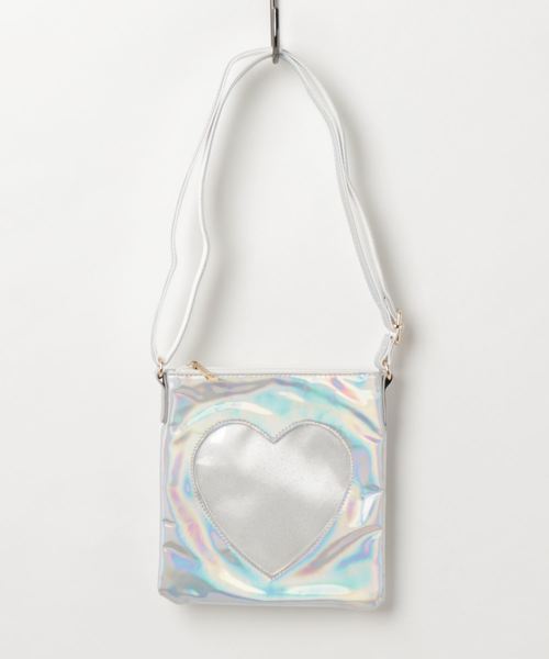 WEGO（ウィゴー）の「WEGO/ハートウィンドウミニショルダーバッグ（ショルダーバッグ・レディース・イエロー/その他1/ライトパープル/レッド/サックスブルー/ホワイト/ブラック・FREE）」の15枚目の写真