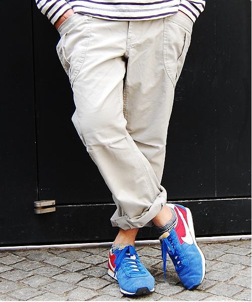 coen（コーエン）の「ジャーマンイージーカーゴパンツ（カーゴパンツ・メンズ・ライトグレー/ベージュ/ネイビー/ロイヤルブルー・SMALL/MEDIUM/LARGE/X-LARGE）」の2枚目の写真