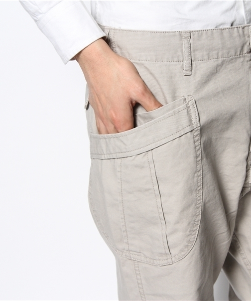 coen（コーエン）の「ジャーマンイージーカーゴパンツ（カーゴパンツ・メンズ・ライトグレー/ベージュ/ネイビー/ロイヤルブルー・SMALL/MEDIUM/LARGE/X-LARGE）」の9枚目の写真