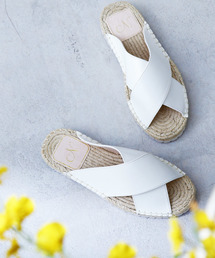 N.(N. Natural Beauty Basic) | ◆クロスジュートフラットサンダル(サンダル)