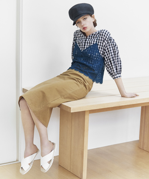 N.(N. Natural Beauty Basic)(エヌエヌナチュラルビューティーベーシック)の「◆クロスジュートフラットサンダル(サンダル・レディース・ブラック/ホワイト/シルバー・SMALL/MEDIUM/LARGE)」の14枚目の写真