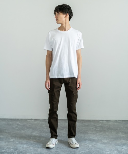 HANES(ヘインズ)の「Hanes ヘインズ 2P Japan Fit 5.3oz クルーネックTシャツ / VネックTシャツ(Tシャツ/カットソー・メンズ・ホワイト/ホワイト系その他・S/M/L/XL/SMALL/MEDIUM/LARGE/X-LARGE)」の20枚目の写真