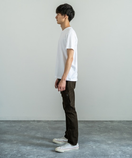 HANES(ヘインズ)の「Hanes ヘインズ 2P Japan Fit 5.3oz クルーネックTシャツ / VネックTシャツ(Tシャツ/カットソー・メンズ・ホワイト/ホワイト系その他・S/M/L/XL/SMALL/MEDIUM/LARGE/X-LARGE)」の21枚目の写真