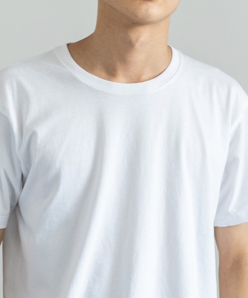 HANES(ヘインズ)の「Hanes ヘインズ 2P Japan Fit 5.3oz クルーネックTシャツ / VネックTシャツ(Tシャツ/カットソー・メンズ・ホワイト/ホワイト系その他・S/M/L/XL/SMALL/MEDIUM/LARGE/X-LARGE)」の18枚目の写真