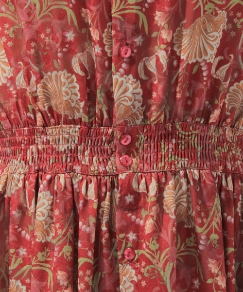 laboratory work（ラボラトリーワーク）の「３ＷＡＹジャガードプリントワンピース（ワンピース・レディース・ネイビー/ボルドー・MEDIUM）」の12枚目の写真