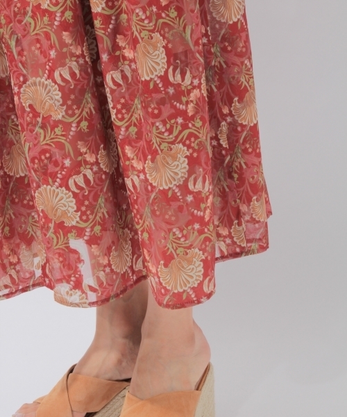 laboratory work（ラボラトリーワーク）の「３ＷＡＹジャガードプリントワンピース（ワンピース・レディース・ネイビー/ボルドー・MEDIUM）」の13枚目の写真