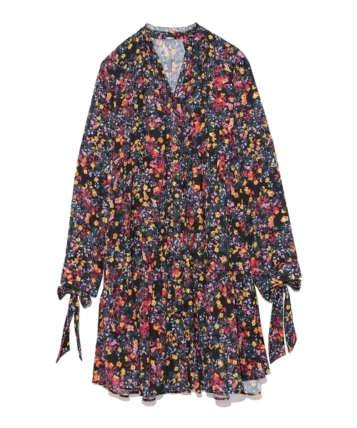 Mila Owen ミラオーウェン の 花柄ティアードワンピース ワンピース Wear