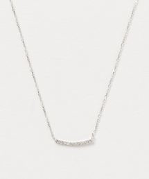 con affetto コンアフェット K10ダイヤラインネックレス イエロー con affetto(ファッション) ネックレス K18ダイヤラウンド