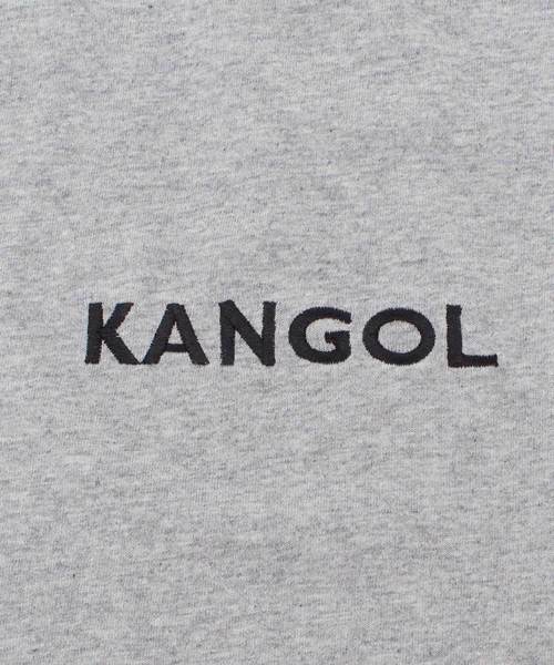 KANGOL（カンゴール）の「▽WEB限定 MONO-MART×KANGOL カンゴール ビッグシルエットプリント長袖Tee 袖モチーフ刺繍（Tシャツ/カットソー・メンズ・ホワイト系その他/ダークグリーン/ブラック系その他/ブラック/ホワイト/杢グレー/ボルドー/ネイビー/パープル/ダークグレー/ダークベージュ/ブラウン・FREE）」の15枚目の写真