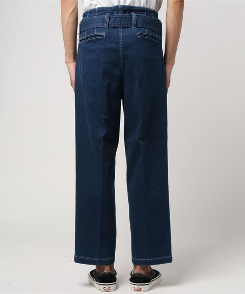FUGA（フーガ）の「ベルト付きワイドデニムスラックスパンツ（デニムパンツ・メンズ・ライトブルー/インディゴブルー/ブラック・M/L）」の11枚目の写真