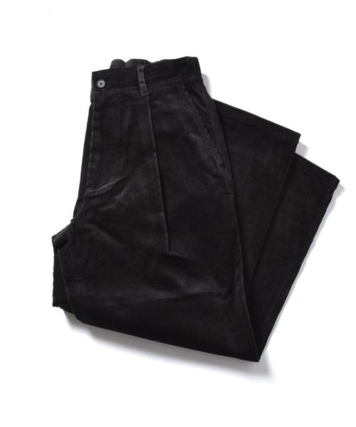 SHIPS（シップス）の「SU: 8W コーデュロイ ワイドパンツ（その他パンツ・メンズ・チャコールグレー/ブラック/キャメル・SMALL/MEDIUM/LARGE）」の2枚目の写真