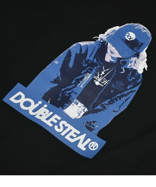 DOUBLE STEAL（ダブルスティール）の「MA-1 GIRL 長袖Ｔシャツ（Tシャツ/カットソー・メンズ・ホワイト/ブラック・MEDIUM/LARGE/X-LARGE）」の2枚目の写真