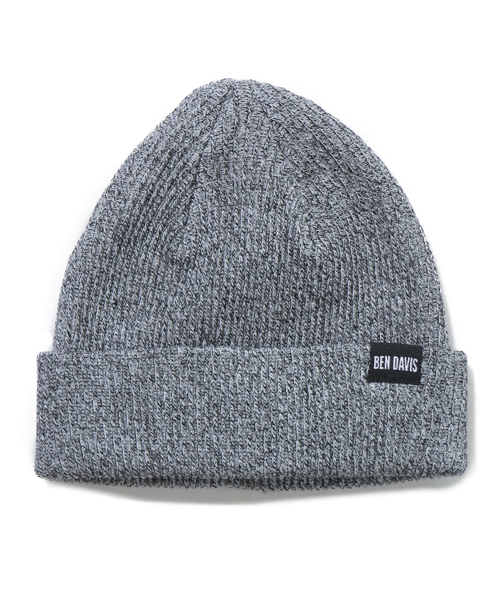 BEN DAVIS ORIGINALS（ベンデイビスオリジナルス）の「《BEN DAVIS》LOW KNIT CAP/ベンデイビス ロー ニットキャップ（ニットキャップ/ビーニー・メンズ・ブラック/ネイビー/ヘザーグレー/スミクロ/オレンジ/ラベンダー/レッド/ピンク/グリーン/マスタード/オリーブ/キャメル/パープル・FREE）」の3枚目の写真