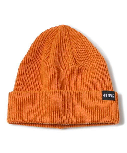 BEN DAVIS ORIGINALS（ベンデイビスオリジナルス）の「《BEN DAVIS》LOW KNIT CAP/ベンデイビス ロー ニットキャップ（ニットキャップ/ビーニー・メンズ・ブラック/ネイビー/ヘザーグレー/スミクロ/オレンジ/ラベンダー/レッド/ピンク/グリーン/マスタード/オリーブ/キャメル/パープル・FREE）」の13枚目の写真