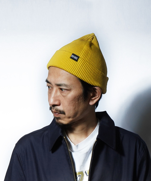BEN DAVIS ORIGINALS（ベンデイビスオリジナルス）の「《BEN DAVIS》LOW KNIT CAP/ベンデイビス ロー ニットキャップ（ニットキャップ/ビーニー・メンズ・ブラック/ネイビー/ヘザーグレー/スミクロ/オレンジ/ラベンダー/レッド/ピンク/グリーン/マスタード/オリーブ/キャメル/パープル・FREE）」の9枚目の写真