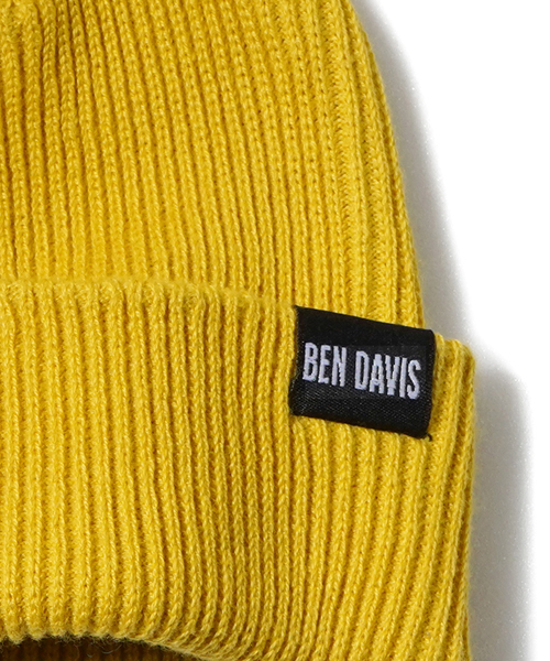 BEN DAVIS ORIGINALS（ベンデイビスオリジナルス）の「《BEN DAVIS》LOW KNIT CAP/ベンデイビス ロー ニットキャップ（ニットキャップ/ビーニー・メンズ・ブラック/ネイビー/ヘザーグレー/スミクロ/オレンジ/ラベンダー/レッド/ピンク/グリーン/マスタード/オリーブ/キャメル/パープル・FREE）」の19枚目の写真