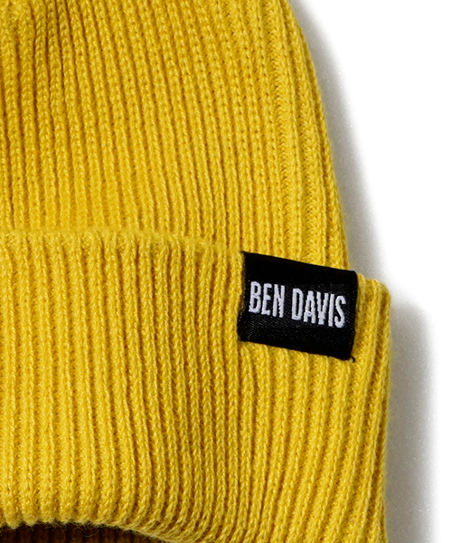 BEN DAVIS ORIGINALS（ベンデイビスオリジナルス）の「《BEN DAVIS》LOW KNIT CAP/ベンデイビス ロー ニットキャップ（ニットキャップ/ビーニー・メンズ・ブラック/ネイビー/ヘザーグレー/スミクロ/オレンジ/ラベンダー/レッド/ピンク/グリーン/マスタード/オリーブ/キャメル/パープル・FREE）」の20枚目の写真