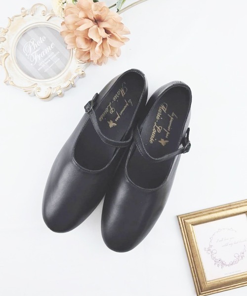 Marie-Louise(マリ-・ルイ-ズ)の「【Marie-Louise/マリールイーズ】バレエストラップシューズ/#MLS-106L(バレエシューズ・レディース・ホワイト/ブラック/ダークブラウン/オリーブ・39/36/37/38)」の6枚目の写真