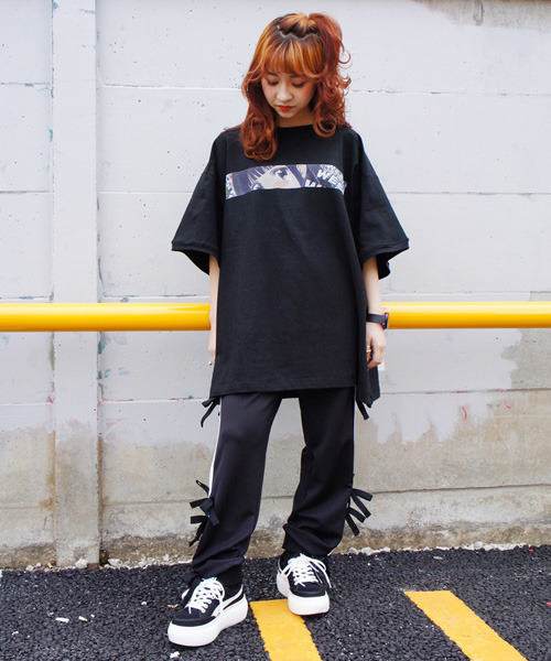 Candy Stripper（キャンディストリッパー）の「…NEVER! GIRL トップス（Tシャツ/カットソー・レディース・パープル/ブラック/オフホワイト・2）」の12枚目の写真