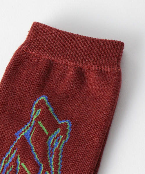 JIEDA（ジエダ）の「＜JieDa＞ LOGO SOCKS/ソックス（ソックス/靴下・メンズ・ホワイト/ブラウン/ブラック/ケリー・FREE）」の5枚目の写真