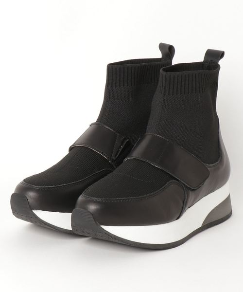 ANYO(エーエヌワイオー)の「〈ANYO(エーエヌワイオー)〉厚底ソックススニーカー(スニーカー・レディース・ホワイト/ブラック/ブラウン・22.5cm/23.5cm/24.5cm/23.0cm/24.0cm)」の6枚目の写真