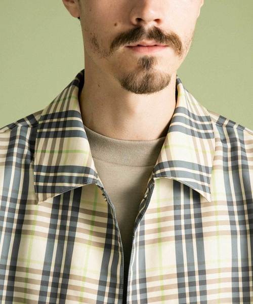 チェックハーフスリーブシャツコーチジャケット（ブルゾン）｜UNITED